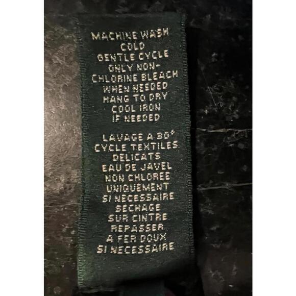 Lauren Ralph Lauren Red, Purple and Black Patterned Knot Front Dress, Size 8 - Picture 7 of 7